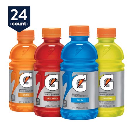 Gatorade Original Thirst Quencher Variety Pack, 12 oz Bottles, 24 Count ...