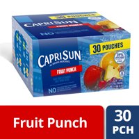25% Less Sugar Tropical Punch Flavored Juice Pouches