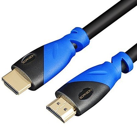eDragon 1.5ft (0.5M) High Speed HDMI Cable Male to Male with Ethernet Black (1.5 Feet/0.5 Meters) Supports 4K 30Hz, 3D, 1080p and Audio Return (Best Nas With Hdmi)