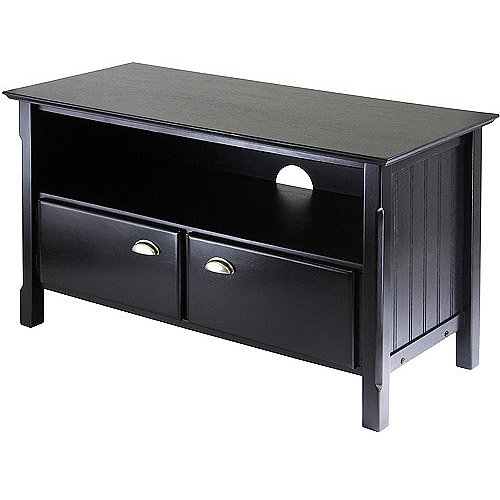 Timber Black TV Stand, for TVs up to 46''