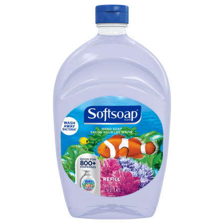 (2 pack) Softsoap Liquid Hand Soap Refill, Aquarium, 50