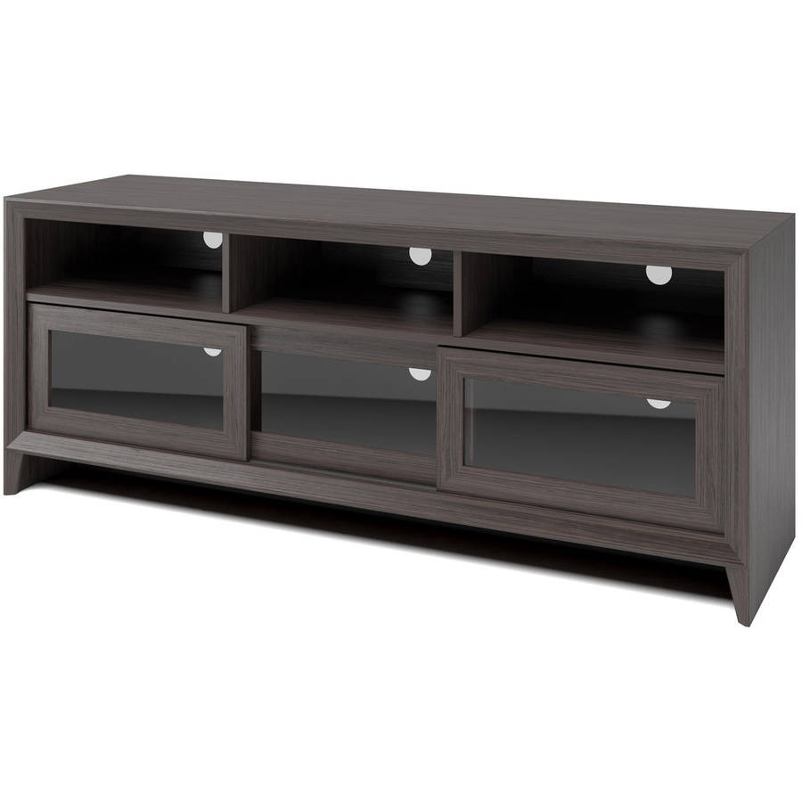 CorLiving TEK-576-B Kansas TV Bench in Modern Wenge Finish for TVs up to 60''