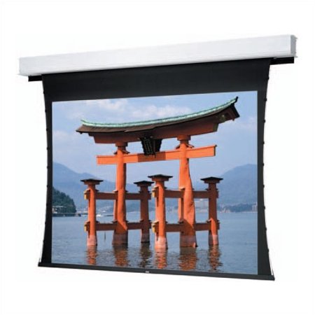 Tensioned Advantage Electrol Electric Screen - Da-Lite Tensioned Advantage Deluxe Grey Electrol Electric Projection Screen