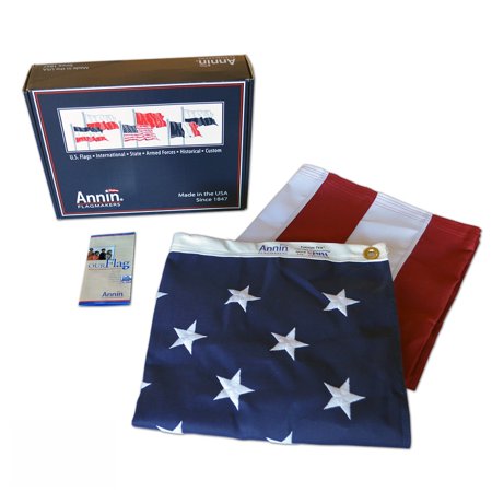 - American Flag 3x5 ft. Tough-Tex the Strongest, Longest Lasting Flag , with Sewn Stripes, Embroidered Stars and Brass Grommets.