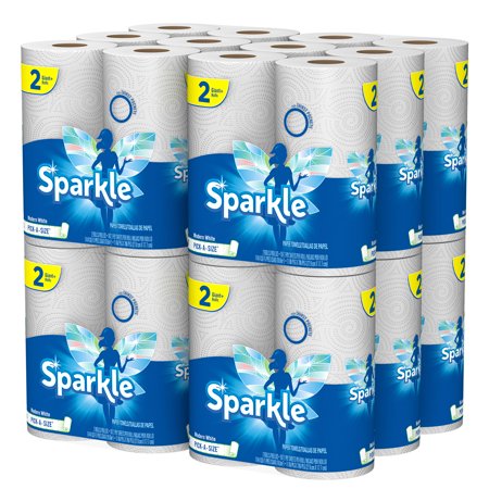 Sparkle Paper Towels, 24 Giant Plus Rolls, (Best Price On Paper Towels This Week)