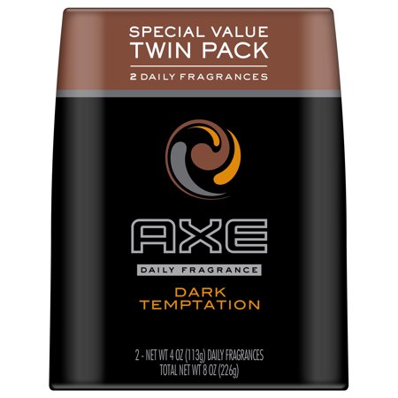 AXE Dark Temptation Body Spray, 8 oz, Twin Pack (Best Smelling Axe Spray)