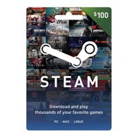 Steam $100 Giftcard, Valve [Physically Shipped Card]