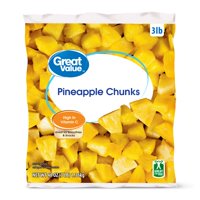 Great Value Frozen Pineapple Chunks, 48 oz