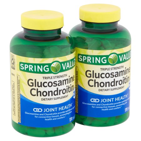 Strength Joint Care - Spring Valley Triple Strength Glucosamine Chondroitin Tablets Twin Pack, 340 count, 2 pack