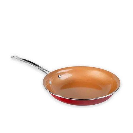 As Seen on TV Red Copper Non-stick Ceramic Pan, 10