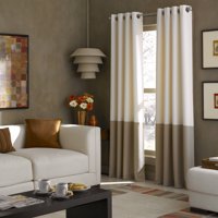 Colorblocked Grommet Curtain Panel