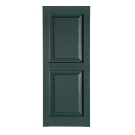 47 Inch Raised Panel - Premier One-Piece #331 Heritage Green Raised Panel Decorative Exterior Shutters, 15
