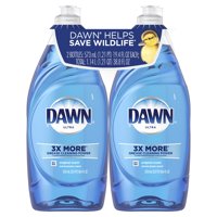 (2 pack) Dawn Ultra Dishwashing Liquid Dish Soap Original Scent, 19.4 fl oz