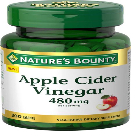 Nature's Bounty® Apple Cider Vinegar, 480 mg, 200 Tablets - Walmart.com