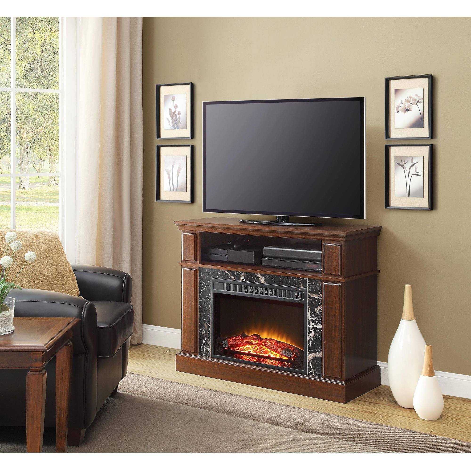 Whalen 41'' Cherry Media Fireplace for TVs up to 50''