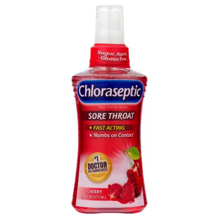 Chloraseptic Sore Throat Spray, Cherry, 6 FL OZ (Best Sore Throat Spray)