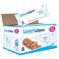 WaterWipes Sensitive Baby Wipes, Unscented, 720 Count (12 Packs of 60)