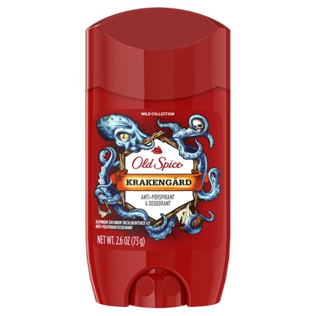 Old Spice Wild Krakengärd Scent Invisible Solid Antiperspirant and Deodorant for Men, 2.6