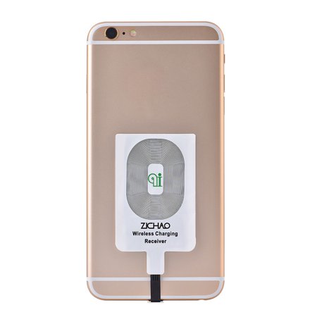 - Yosoo Qi Wireless Charger Receiverc Ultra Slim Portable Endurable Narrow Interface Up Positive Wireless Charging Receiver for Universal IOS USB Port Phone