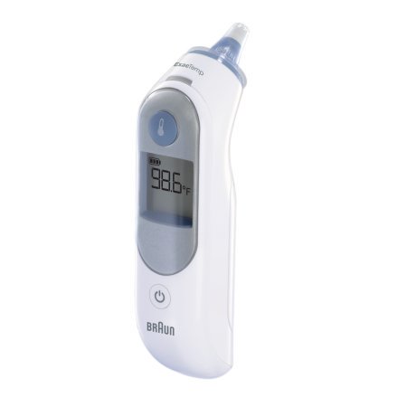 Acu Rite Plastic Thermometer - Braun ThermoScan5 Ear Thermometer, IRT6500US, White