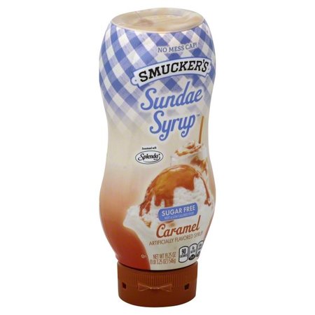(3 Pack) Smucker's Sugar Free Caramel Flavored Syrup,