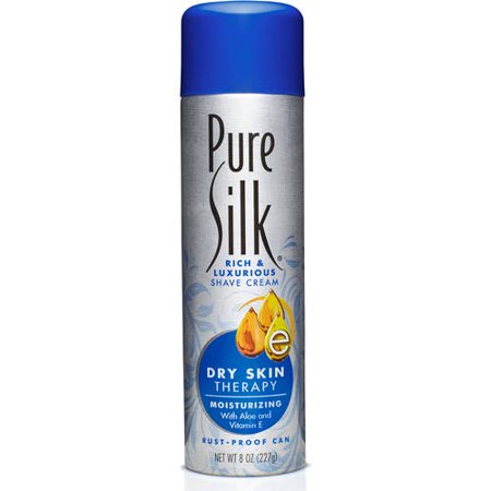 Shop Pure Silk Sarees - Pure Silk Dry Skin Therapy Shave Cream for Women, 8 ounces