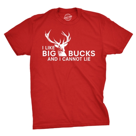 Mens I Like Big Bucks and I Cannot Lie Funny Deer Hunting T shirts for