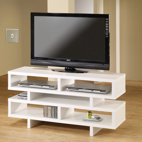 Coaster White Organize TV Console for TVs up to 46''