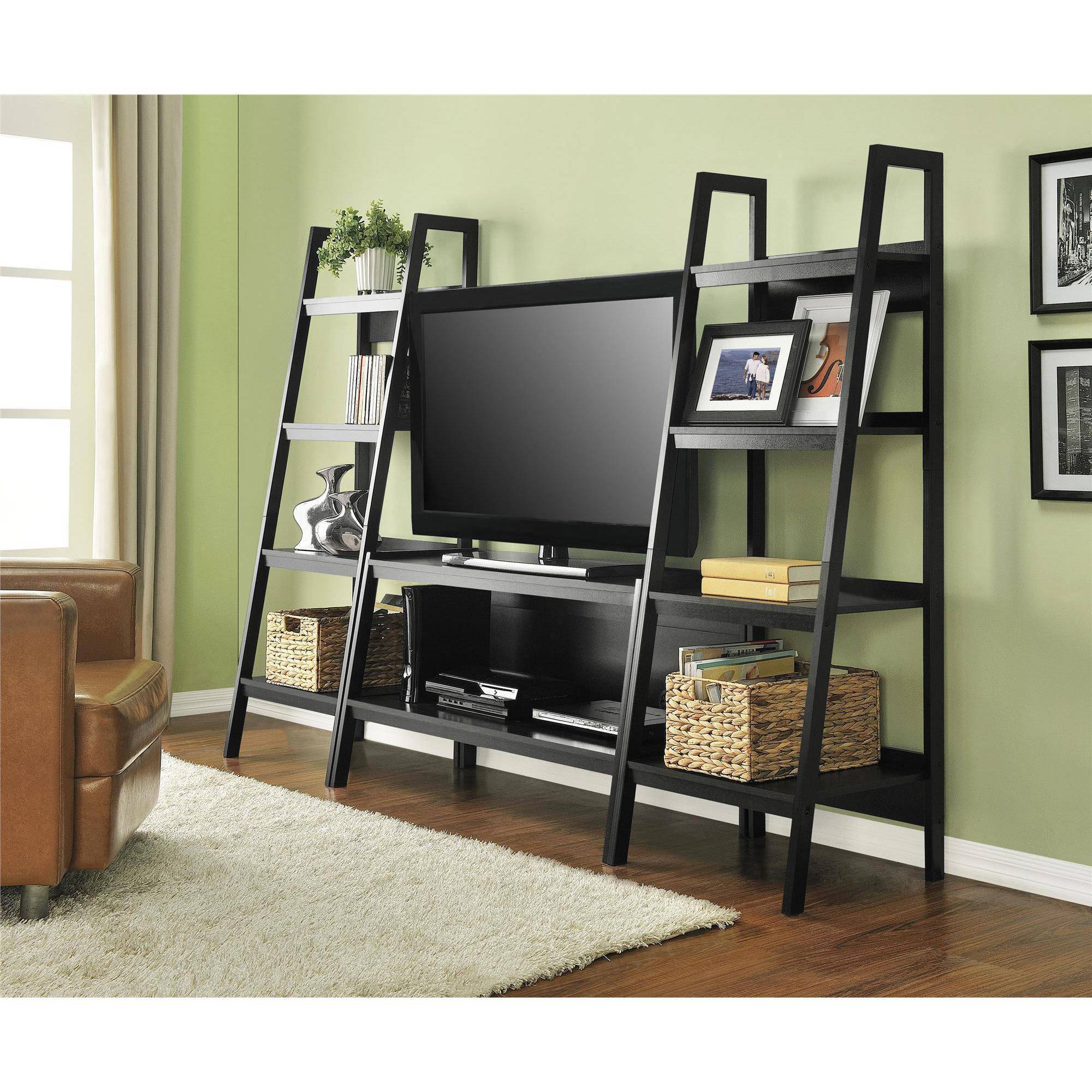 Altra Ladder Black TV Stand for TVs up to 46''