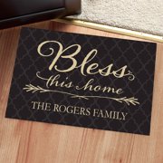 Personalized Rugs Bless This Home Personalized Oversized Welcome Doormat