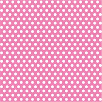 Hot Pink Polka Dot Gift Wrapping Paper Roll, 5ft x 2.5ft, 1ct