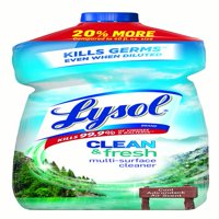  (2 Pack) Lysol Clean & Fresh Multi-Surface Cleaner, Cool Adirondack Air, 48oz