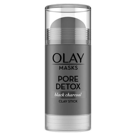Olay Pore Detox Black Charcoal Clay Face Mask Stick, 1.7 (Best Pore Peel Off Mask)