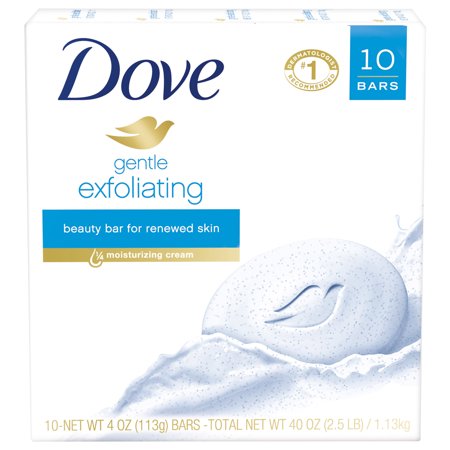 bar gentle exfoliating dove oz beauty