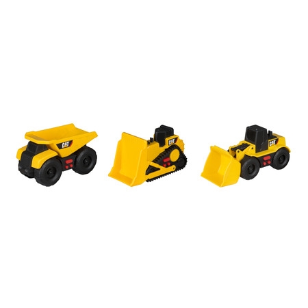 Caterpillar Mini Mover Lights and Sounds 2 Pack Dump Truck, Wheel Loader and
