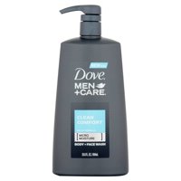 Dove Men+Care Clean Comfort Body Wash Pump 23.5 oz