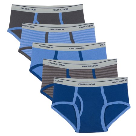 Fruit of the Loom - Fruit of the Loom Assorted Fashion Briefs, 5 Pack ...