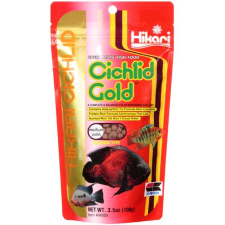 Hikari Cichlid: Medium Pellet Cichlid Gold Specialists' Fish Food, 3.5 (Best Food To Make Cichlids Grow)