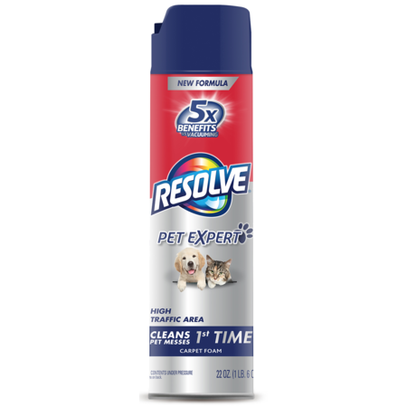 Resolve Pet High Traffic Carpet Foam, 22oz Can (The Best Carpet Cleaning Products)