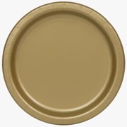 gold party plates