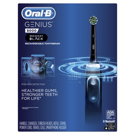 Oral-B Genius 8000 ($30 Rebate Available) Electronic Toothbrush, Black ...