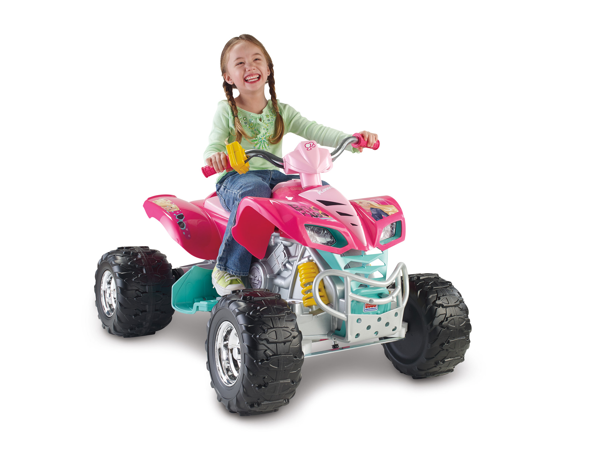 girls riding toys
