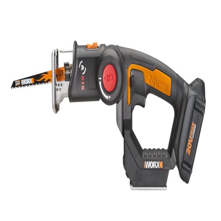 WORX WX550L 20V Axis 2-In-1 Reciprocating Saw And Jigsaw With Orbital ...