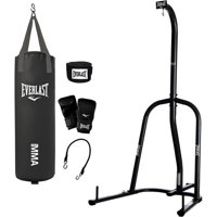 Everlast Single Station Heavy Bag Stand with your choice of 70-lb. Heavy Bag Kit