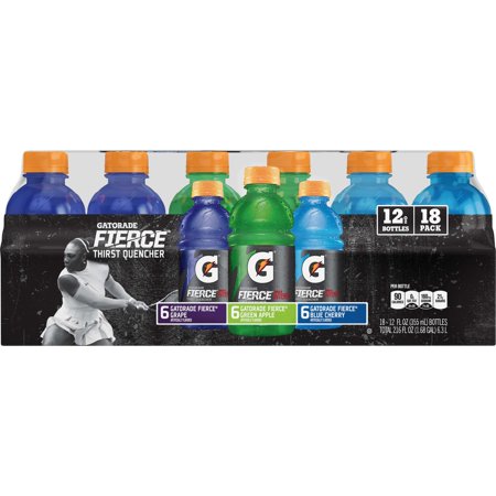 Gatorade Thirst Quencher Fierce Sports Drink Variety Pack, 12 Fl. Oz., 18