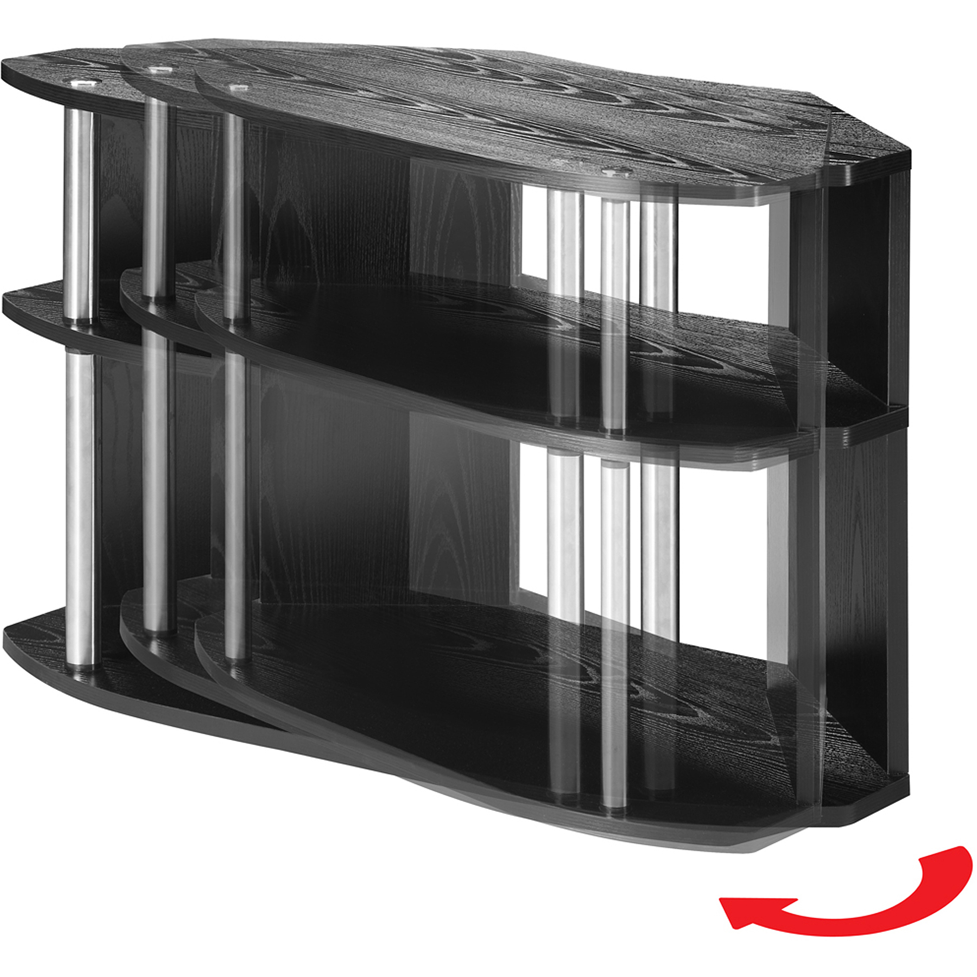 Designs2Go Swivel Black TV Stand for TVs up to 32''