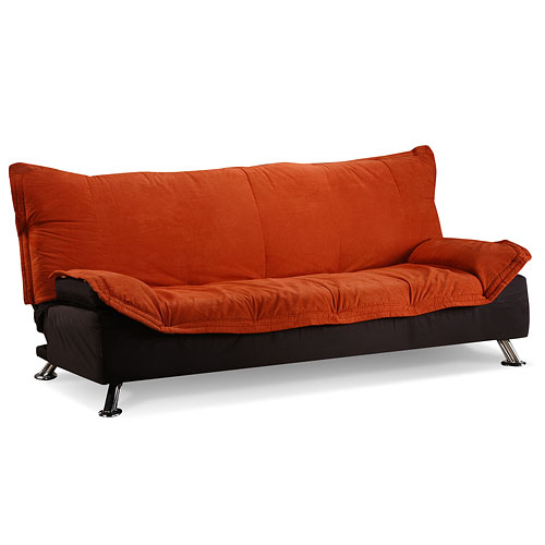 Atherton Home Soho Convertible Futon Sofa Bed and Lounger, Copper