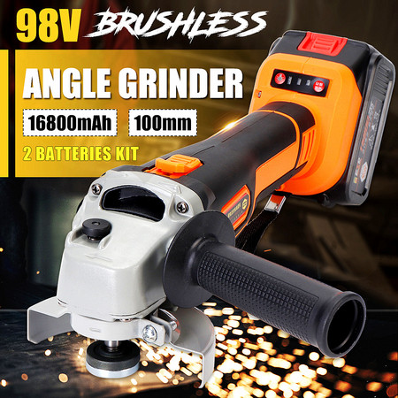 16800mAh 9000rpm Multi-function Electric Cordless Brushless Angle Grinder with 3 Cutting