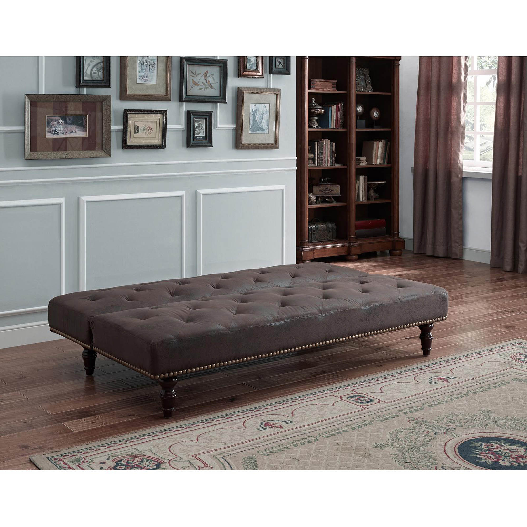 Charleston Vintage Futon, Brown