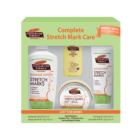 Palmer's Cocoa Butter Formula with Vitamin E Complete Stretch Mark Care Set, 4